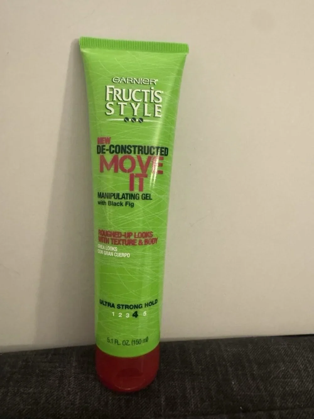 Garnier Fructis De-Constructed Move It Manipulating Gel w/Black Fig 5.1 Oz BB30
